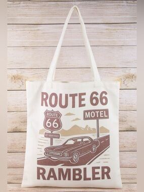 ❤️Hello Gorgeous! Fame Route 66 Rambler Tote Bag